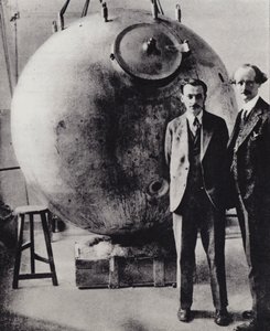 Ensimmäinen nousu stratosfääriin, 28. toukokuuta 1931 (s/w-kuva). tekijältä European Photographer