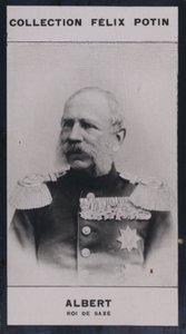 Frederic-Auguste Albert, Saxen kuningas (1828-1902) (m/v kuva) tekijältä European Photographer