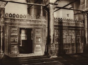 Kairuan, kuninkaallinen laatikko Suuressa moskeijassa (m/w kuva) tekijältä European Photographer