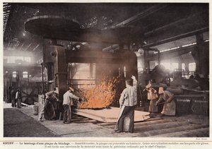 Krupp, Panssarilevyn vieriminen (m/w kuva) tekijältä European Photographer