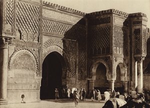 Meknes, Palace Gate, Bab Mansour (m/w kuva) tekijältä European Photographer
