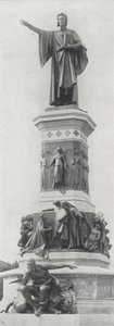Monumentti Dante Alighieri, Trient (m/w kuva) tekijältä European Photographer