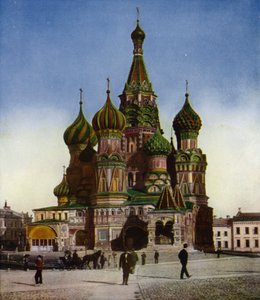 Moskova, St Basile, Pyhän Vasilin katedraali (kuva) tekijältä European Photographer