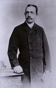 Oskar Lenz, saksalais-itävaltalainen geologi ja mineralogi (m/v kuva) tekijältä European Photographer