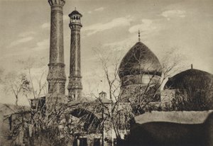 Persia, Teheran, Abdoll Asimin hauta (s/w kuva) tekijältä European Photographer