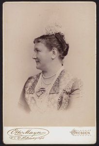 Muotokuva, Saksin viimeinen kuningatar, entinen Ruotsin prinsessa Carol (m/v kuva) tekijältä European Photographer
