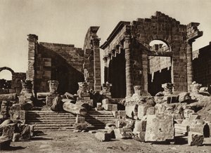 Sbeitia, temppeli (s/w-kuva) tekijältä European Photographer