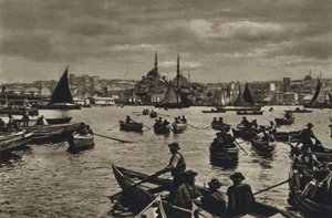 Turkki, Konstantinopoli, Kultaisella sarvella (m/w kuva) tekijältä European Photographer