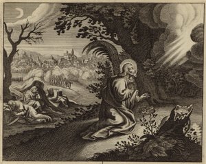 Agonia de Jesucrist al jardí de Getsemaní (gravat) finlandès tekijältä European School