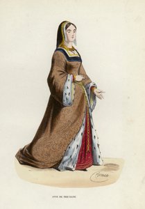Anne De Bretagne (värillinen kaiverrus) tekijältä European School