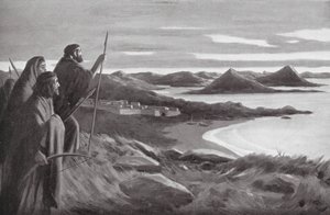 Arjalaiset valloittajat Kreikassa (litografia) tekijältä European School