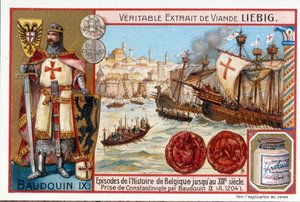 Baldwin I Konstantinopolin ryöstön yhteydessä tekijältä European School