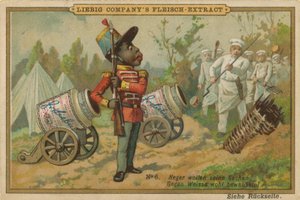 Sarjakuva African Guards Leibig Meat Extract Canon tekijältä European School