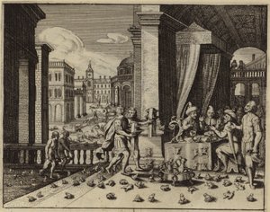 Sammakkoruton vaivaama Egypti (kaiverrus) tekijältä European School