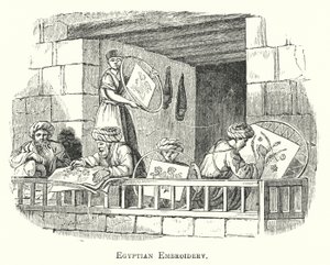Egyptiläinen kirjonta (kaiverrus) tekijältä European School