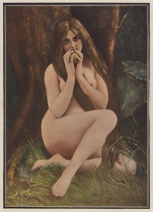 Eeva, Eedenin puutarhassa (väri litho) tekijältä European School