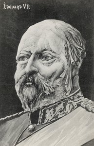 Kuningas Edward VII:n fantasiakuva (litografia) tekijältä European School