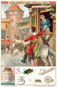 kansanlaulu (chromolitho) tekijältä European School