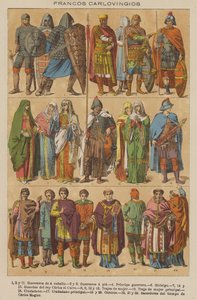 Francos Carlovingios (väri litho) tekijältä European School