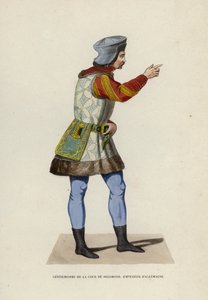 Hoviherrasmies Sigismund, Saksan keisari (värillinen kaiverrus) tekijältä European School