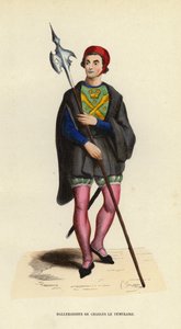 Charles Le Temerairen Halberdier (värillinen kaiverrus) tekijältä European School