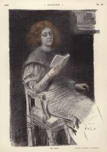 Hänen kirjansa (väri litho) tekijältä European School