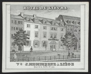 Hotel Du Lievre, J Mommertz, Liege (kaiverrus) tekijältä European School