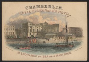Hotel Trade Card (värillinen kaiverrus) tekijältä European School