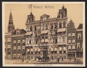 Hotel Trade Card (värillinen kaiverrus) tekijältä European School