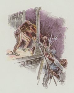 Kuvitus Notre-Dame De Parisille, Victor Hugo tekijältä European School