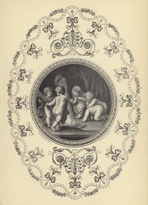 Kuvitus Michael Angelo Pergolesin Book of Ornaments (kaiverrus) tekijältä European School
