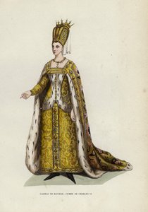 Isabeau De Baviere, Kaarle VI:n vaimo (värillinen kaiverrus) tekijältä European School