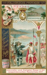 Italian maakunnat, Liebig-kortti, 1900-luvun alku (kromo) tekijältä European School