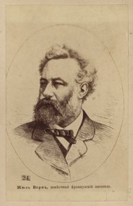 Jules Verne, ranskalainen kirjailija, runoilija ja näytelmäkirjailija (litografia) tekijältä European School