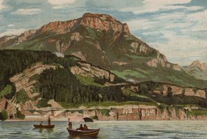 Luzernjärvi: Frohnalp (väri litho) tekijältä European School