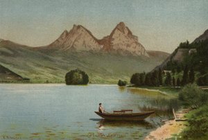 Lucerne-järvi: Lowerzin järvi (värilitro). tekijältä European School