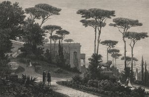 Le Monte-Pincio A Rome (kaiverrus)