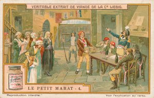 Le Petit Marat, Liebig-kortti, 1900-luvun alku (kromo) tekijältä European School