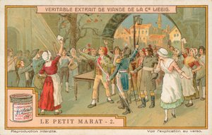 Le Petit Marat, Liebig-kortti, 1900-luvun alku (kromo) tekijältä European School