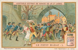 Le Petit Marat, Liebig-kortti, 1900-luvun alku (kromo) tekijältä European School
