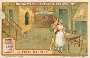 Le Petit Marat, Liebig-kortti, 1900-luvun alku (kromo) tekijältä European School