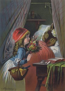 Punahilkka (väri litho) tekijältä European School