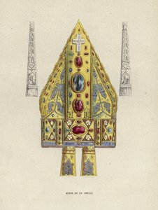 15th Century Mitre (värillinen kaiverrus) tekijältä European School