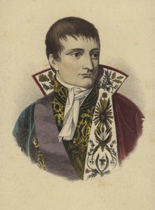 Napoleon Bonaparte (värillinen kaiverrus) tekijältä European School