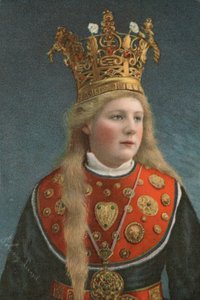 Norjalainen morsian kruunussaan (litografia) tekijältä European School