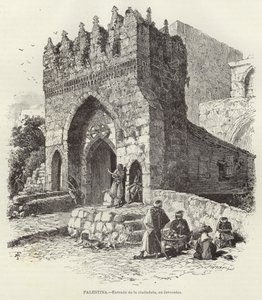 Palestiina, linnoituksen sisäänkäynti, Jerusalemissa tekijältä European School