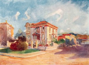Entisen maatalousministerin, tohtori Pedro de Toledon asunto, Avenida Beira Mar (värilitro). tekijältä European School