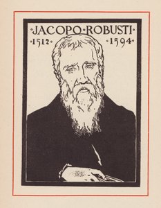 Tintoretto, italialainen renessanssitaiteilija (litografia) tekijältä European School