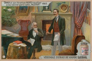 Verdi ja Boito säveltävät Falstaffia tekijältä European School