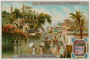 Näkymä kadulle Hyderabadissa tekijältä European School